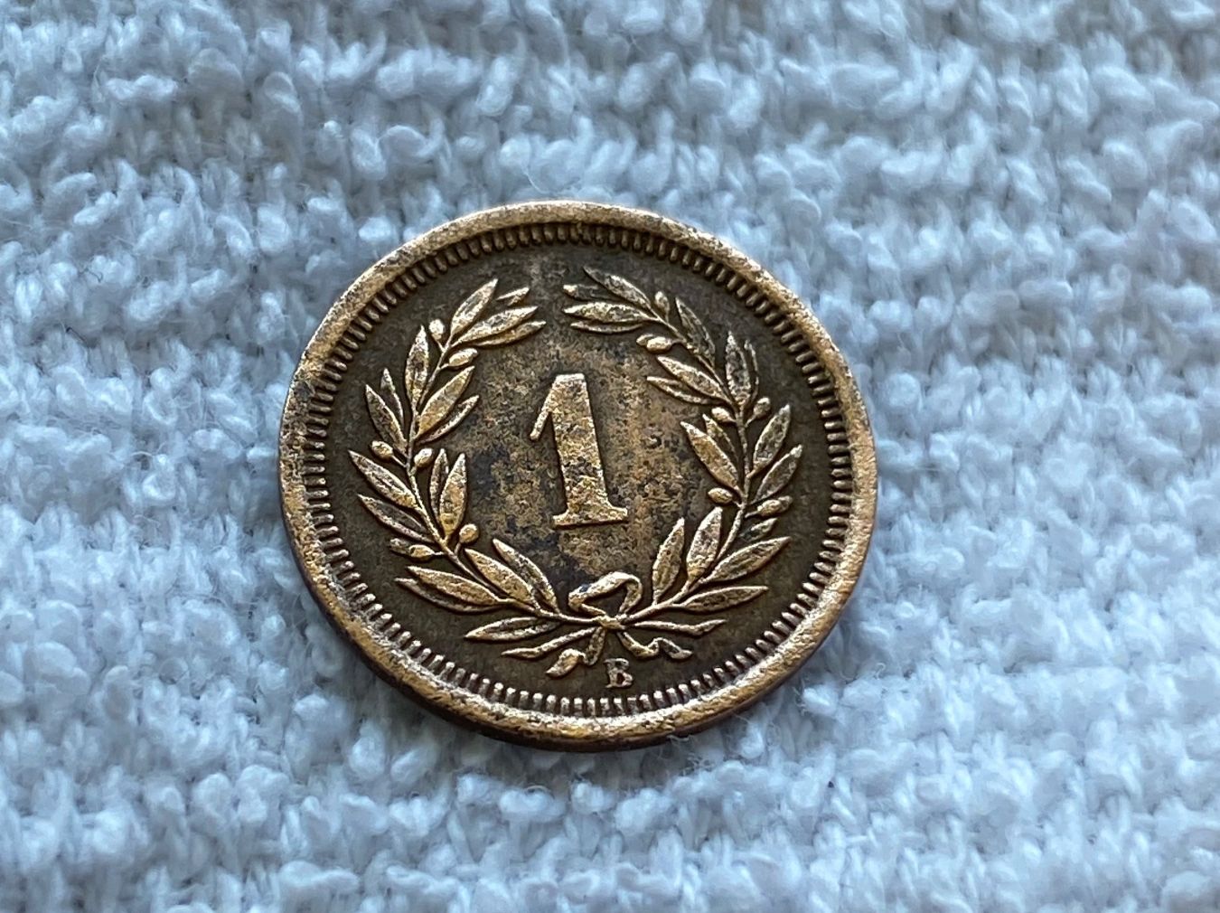 Tutti le monete: 1 centime/Rappen 1884 – Usato da Nyon venduto da Ilmi09 1