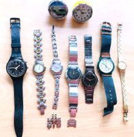 Lot de 9 montres (Swatch, Citizen, etc.)