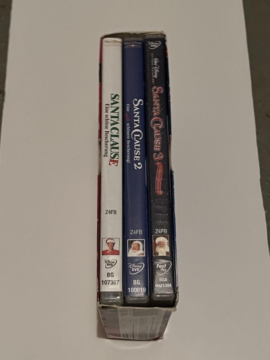 Tutti i DVDs: Santa Clause Trilogie DVD Box – Usato da Bern venduto da hispano74 1