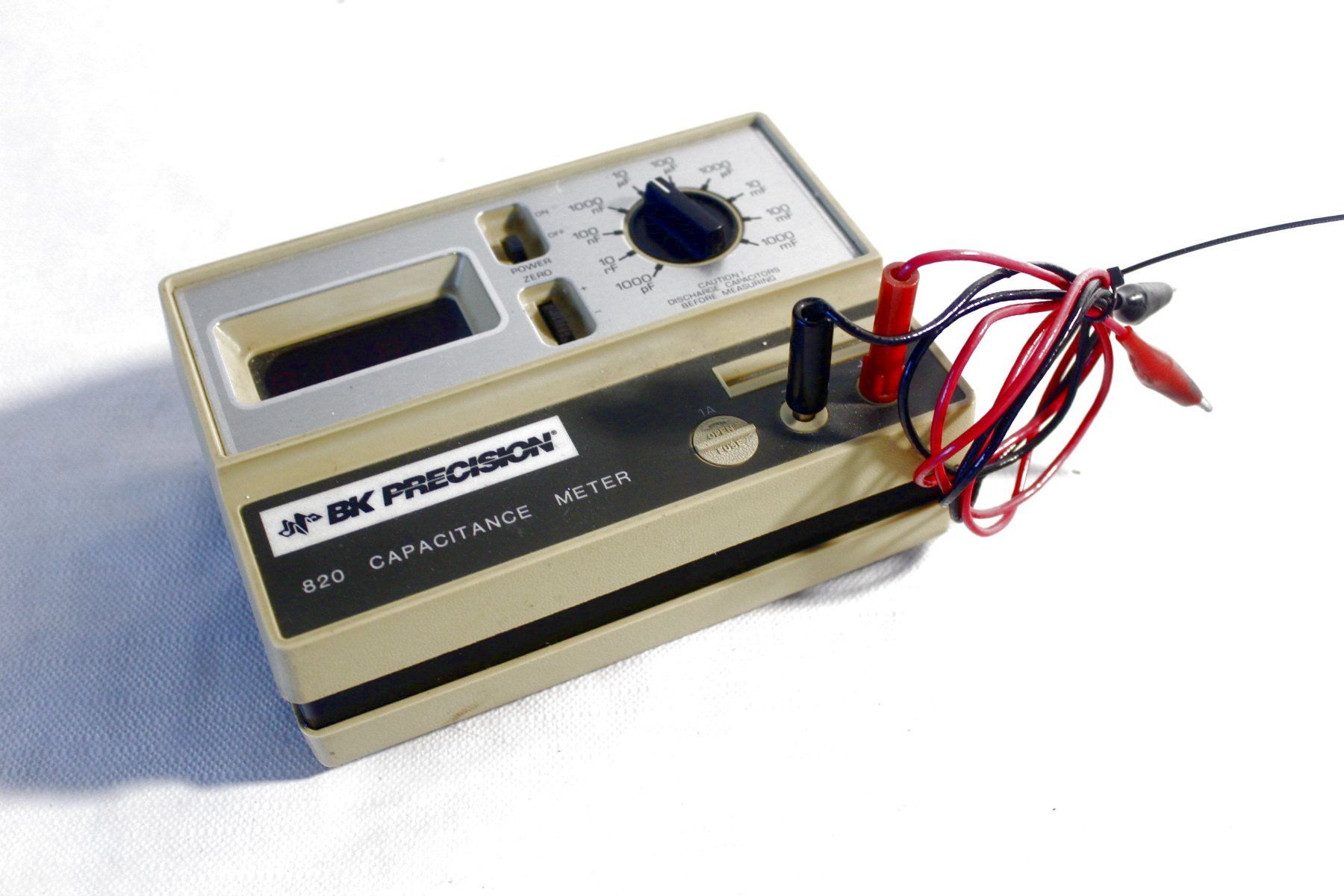 Misurare: BK PRECISION 820 Dynascan Capacitance Meter inklusive Maunal – Usato da Bern venduto da kultiges 3