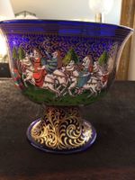 Exklusiver Murano Glas Kelch, Vase, Schale, Barovier