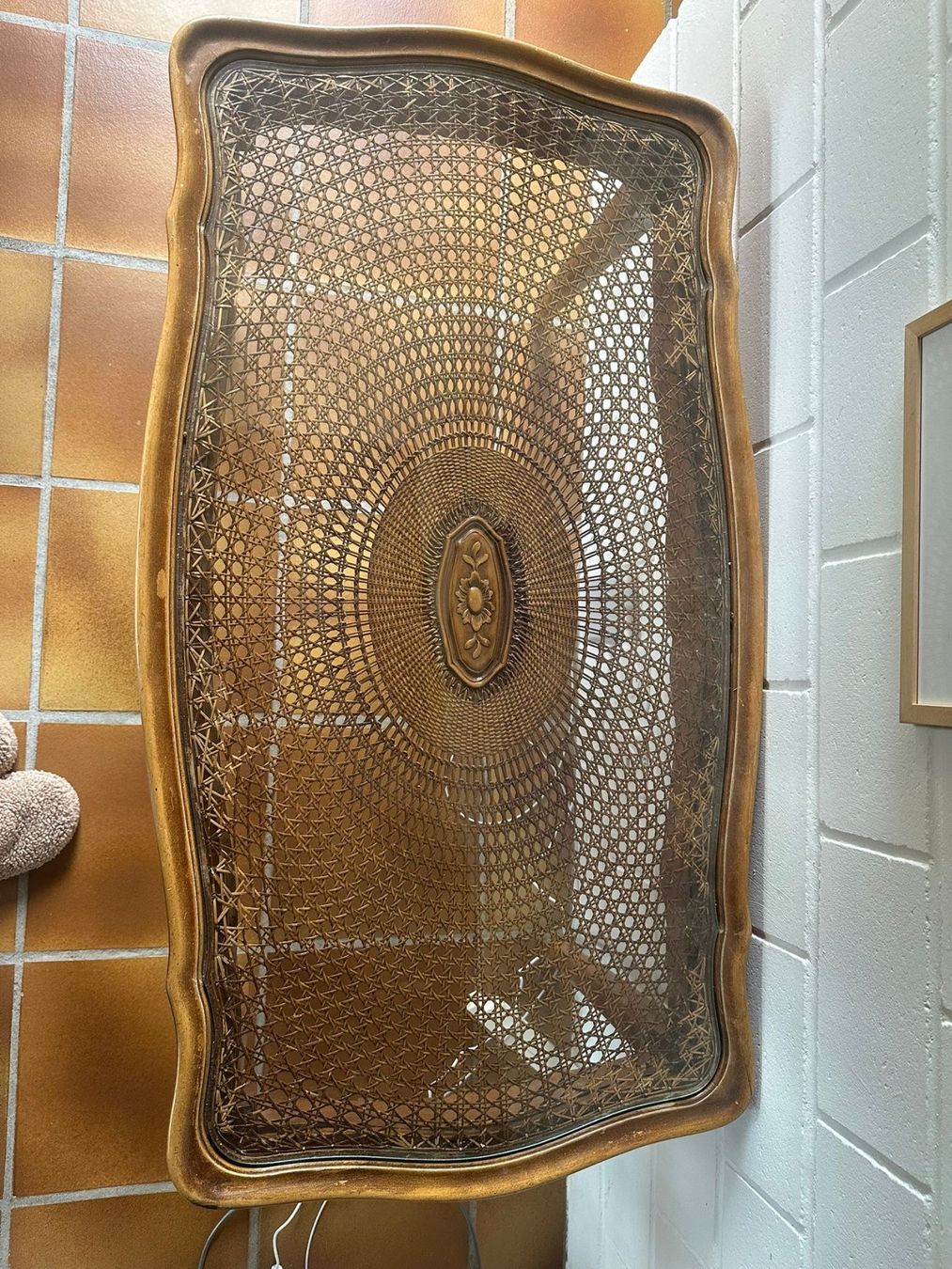 Tische: Vintage Verglaster Tisch – Gebraucht aus Thun von Gnoli5 2