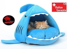 Katzen Katze Schlafplatz Kuschel Haus Bett Schlafplatz Hai