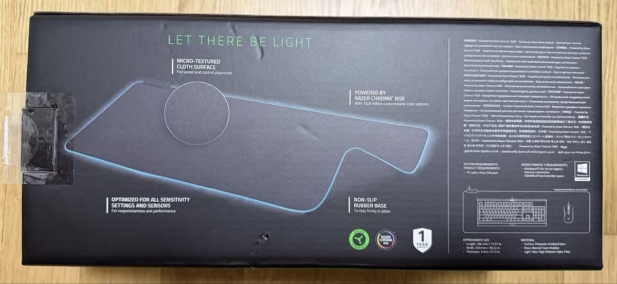 Razer Tapis de souris: Razer Goliathus Extended Chroma RGB – Neuf avec emballage d'origine à Ittigen par ZhanM 1