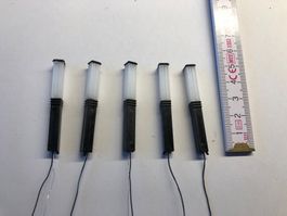5 selbstblinkende LED Leuchten mit Farbwechsel