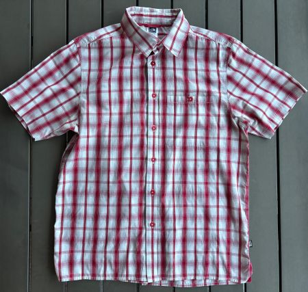 North Face Hemd Herren rot kariert, Grösse M
