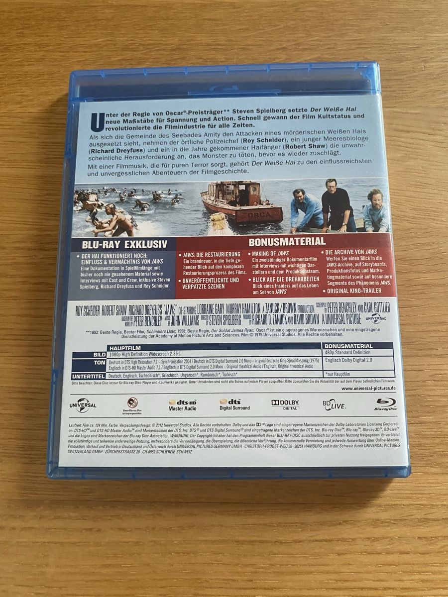 Tutti i DVDs: Der Weisse Hai / Bluray – Usato da Herzogenbuchsee venduto da Christen3 1