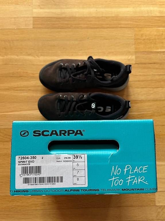 Scarpa Scarpe da donna: Scarpa Spirit Evo Anthracite Gr. 39.5 – Usato da Zürich venduto da vasile23 1