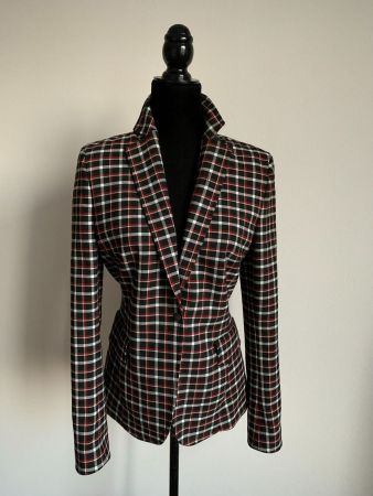 AKRIS: Neu/ungetragen - lässig karierter Blazer, 36
