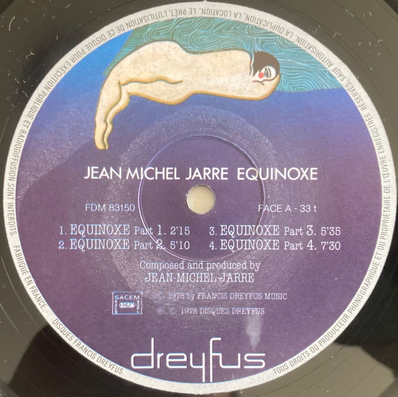 Dischi in vinile: JEAN-MICHEL JARRE - EQUINOXE – Usato da Poliez-Pittet venduto da Newtown-Records 2