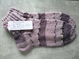 Kurzrohrsocken handgestrickt, Grösse: 44/45
