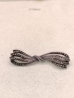 Art Deko 835er Silber Brosche mit Markasiten um 1930j Top