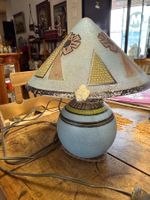 Antike Art Deco Glas Lampe Frankreich