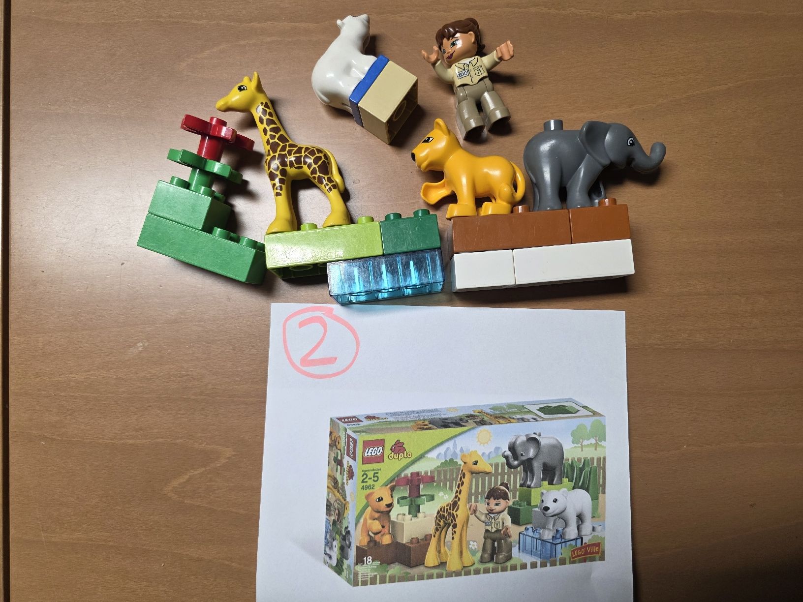 Lego Kit di costruzioni: LEGO Duplo Tierpark-Set – Usato da Hildisrieden venduto da Stromer-bueb