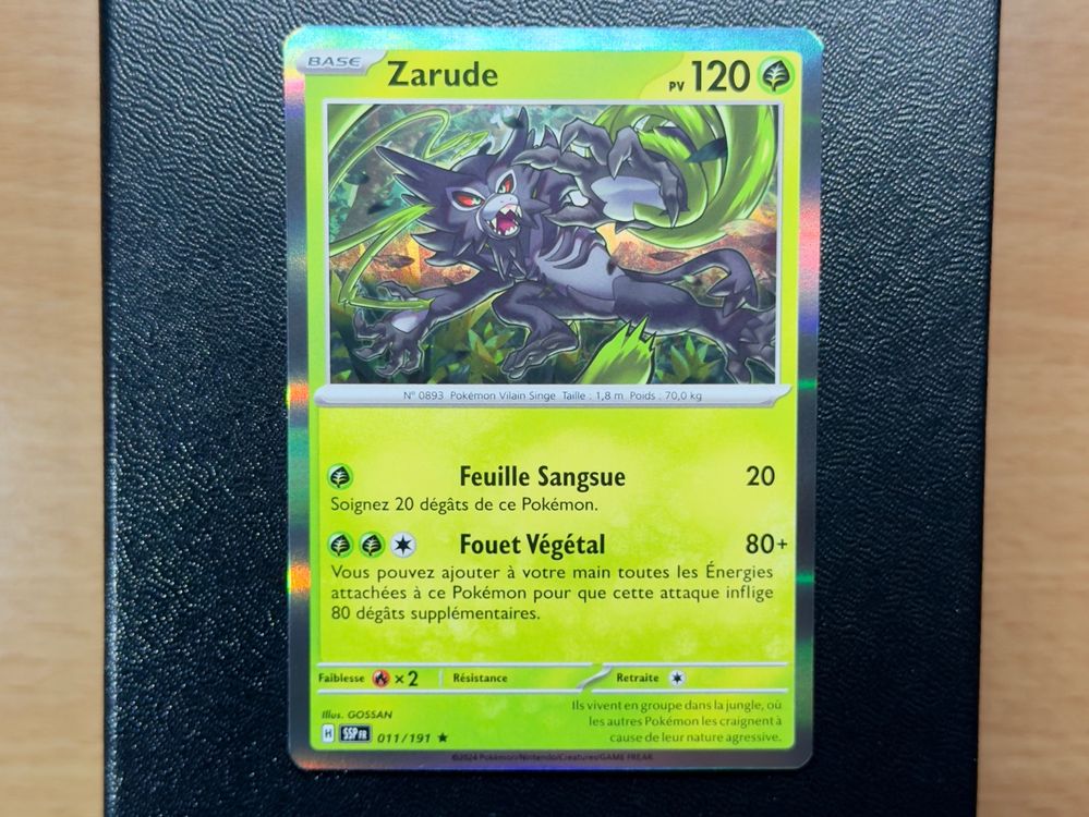 011/191 Zarude Reverse - Étincelles Déferlantes