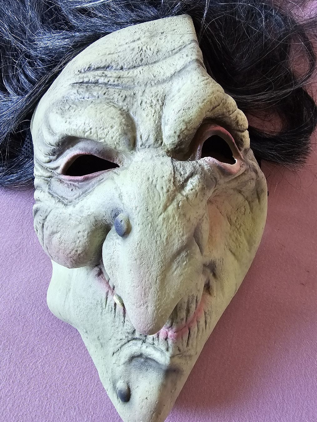 Maschere: Hexenmaske mit Kunsthaar NEU  – Nuovo (secondo la descrizione) da Bütschwil venduto da Taborana 1