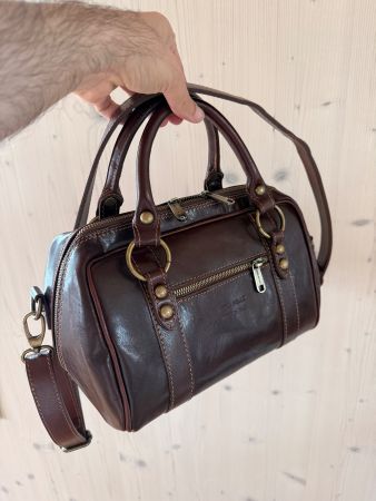Umhänge-Ledertasche , toller Hingucker