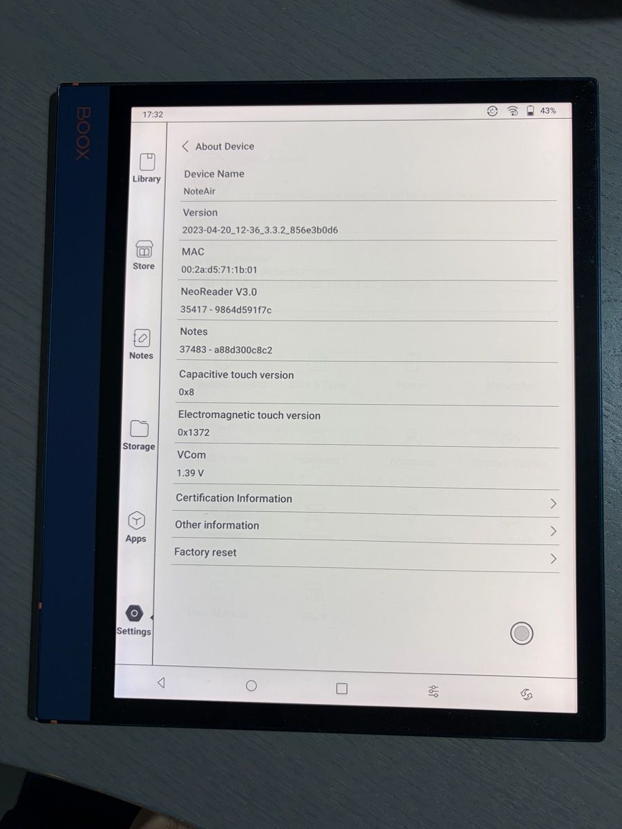 Boox Tablet PC: Onyx Boox Note Air – Usato da Mendrisio venduto da AlexMV12 2