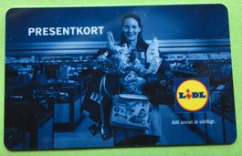 Lidl Geschenkkarten   ohne Guthaben und für Sammler gedacht