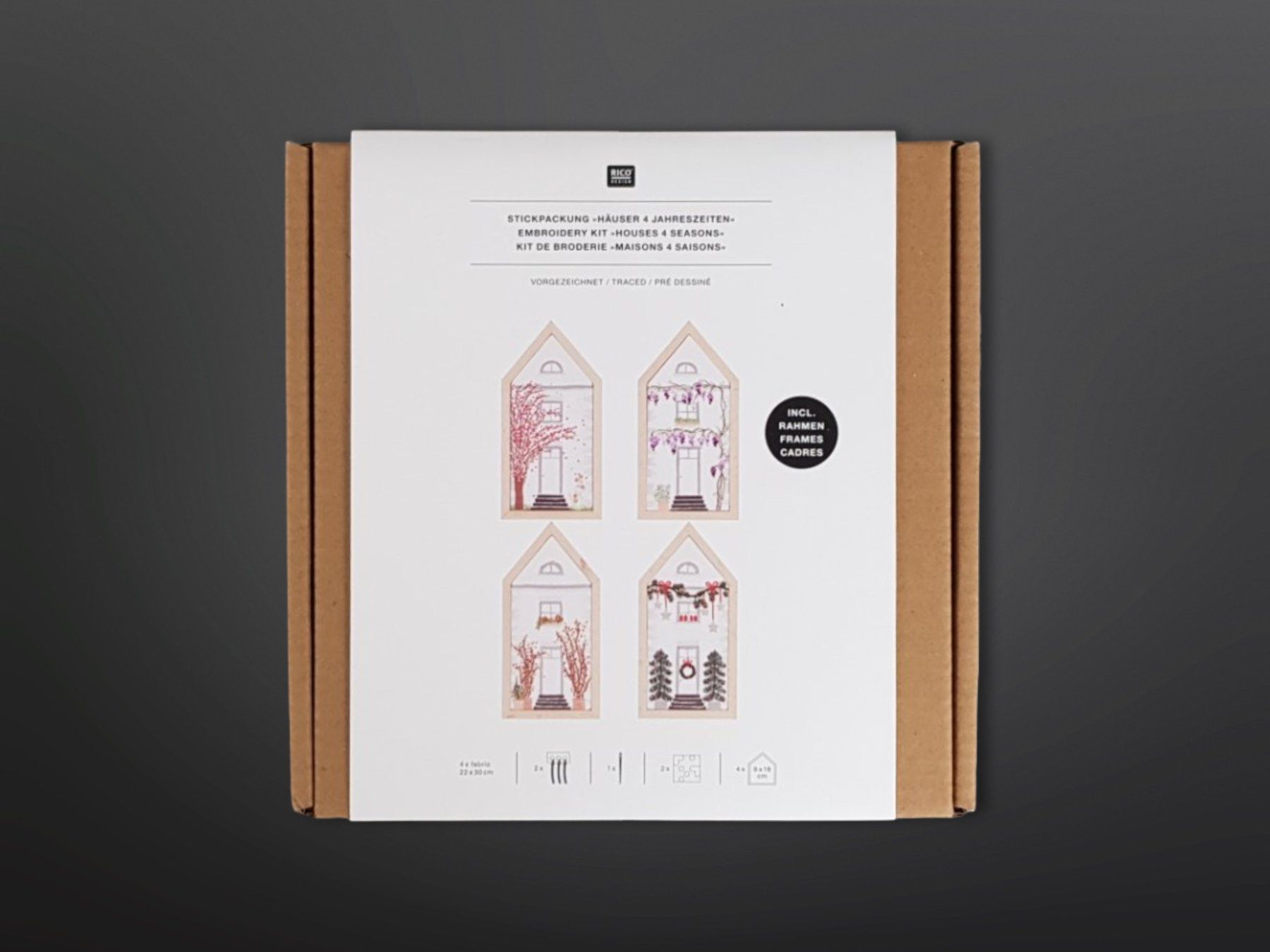 Kit bricolage: RICO DESIGN Stickpackung Häuser – Nuovo (secondo la descrizione) da Suhr venduto da Restwert_Suhr 4