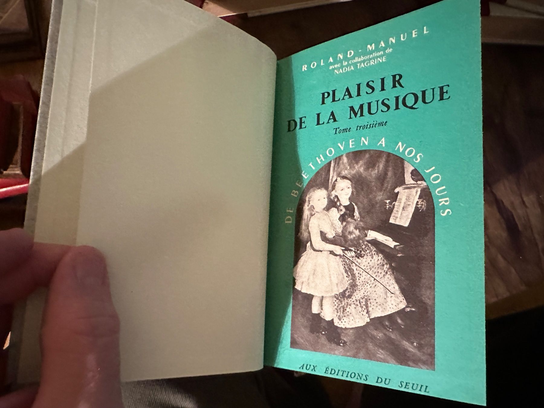 Libri: Roland Manuel: Plaisir de la musique – Usato da Zürich venduto da allp 4