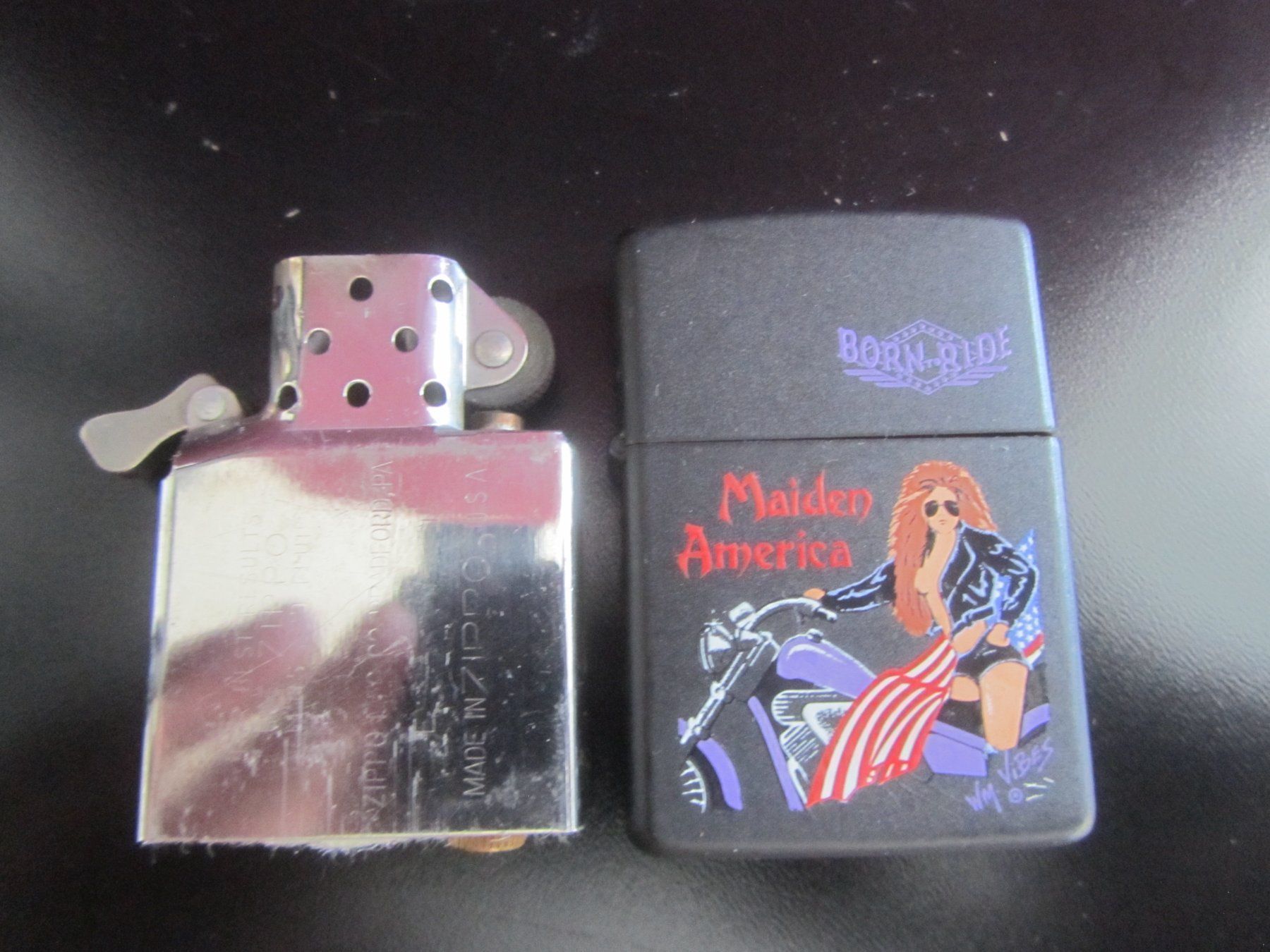 Zippo Accendini: Zippo Born to Ride black mat – Nuovo (secondo la descrizione) da Pampigny venduto da Calypso06 3