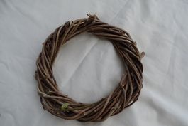 Couronne en bois naturel Holz krone Natur diamètre 23 cm