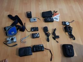 Diverse Kameras als Paket zu verkaufen
