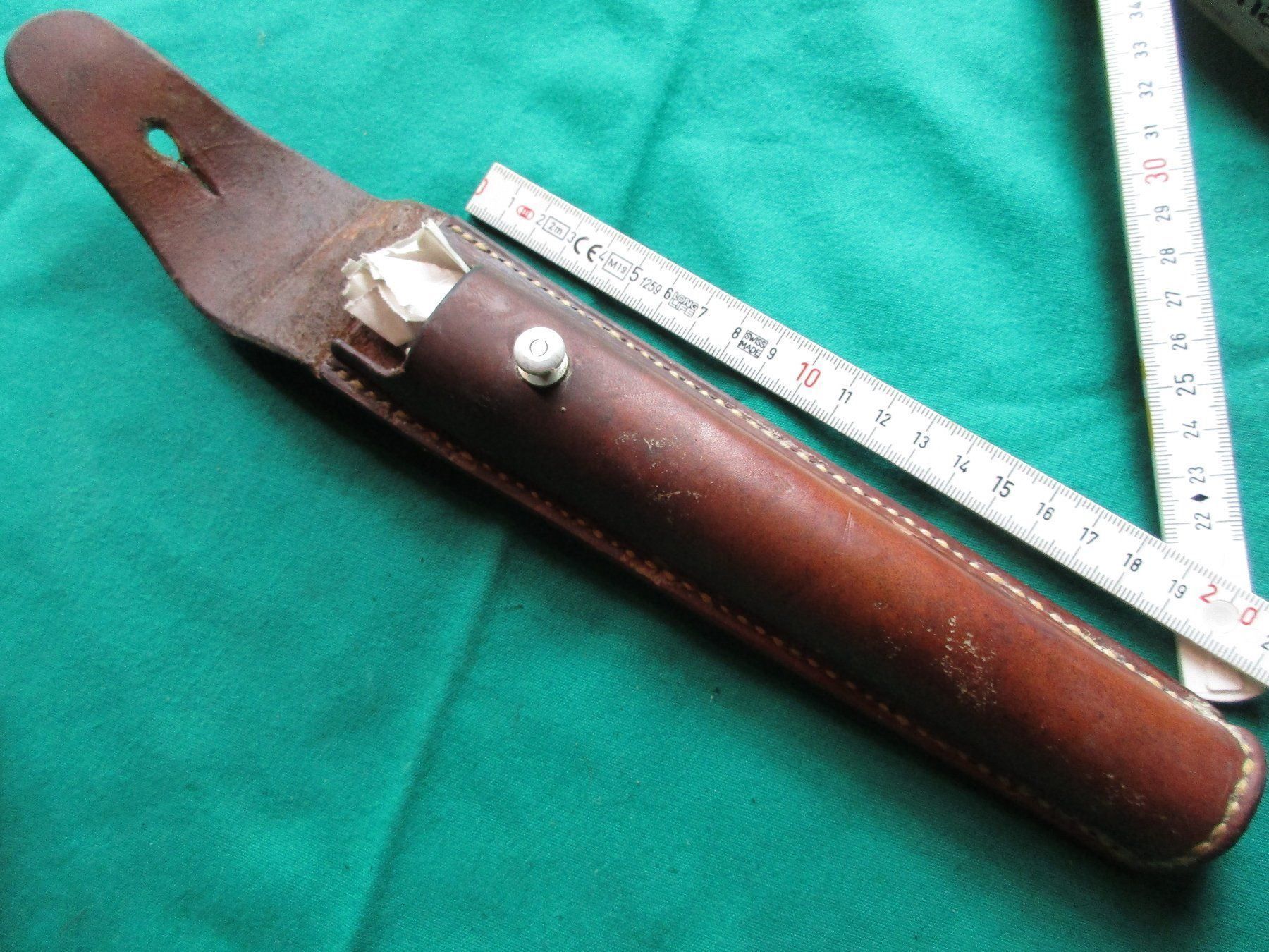 Schweizer Armee Armi bianche: Futteral zu Schiessbecher K31, 1949 – Usato da Bowil venduto da vifi01 4