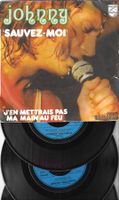 Johnny Hallyday 4 SP's - Sauvez-moi, ma gueule, Prends ma vi
