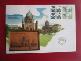 Ersttagsbrief  DDR 1991 Berlin mit Postwertzeichen 5 DM