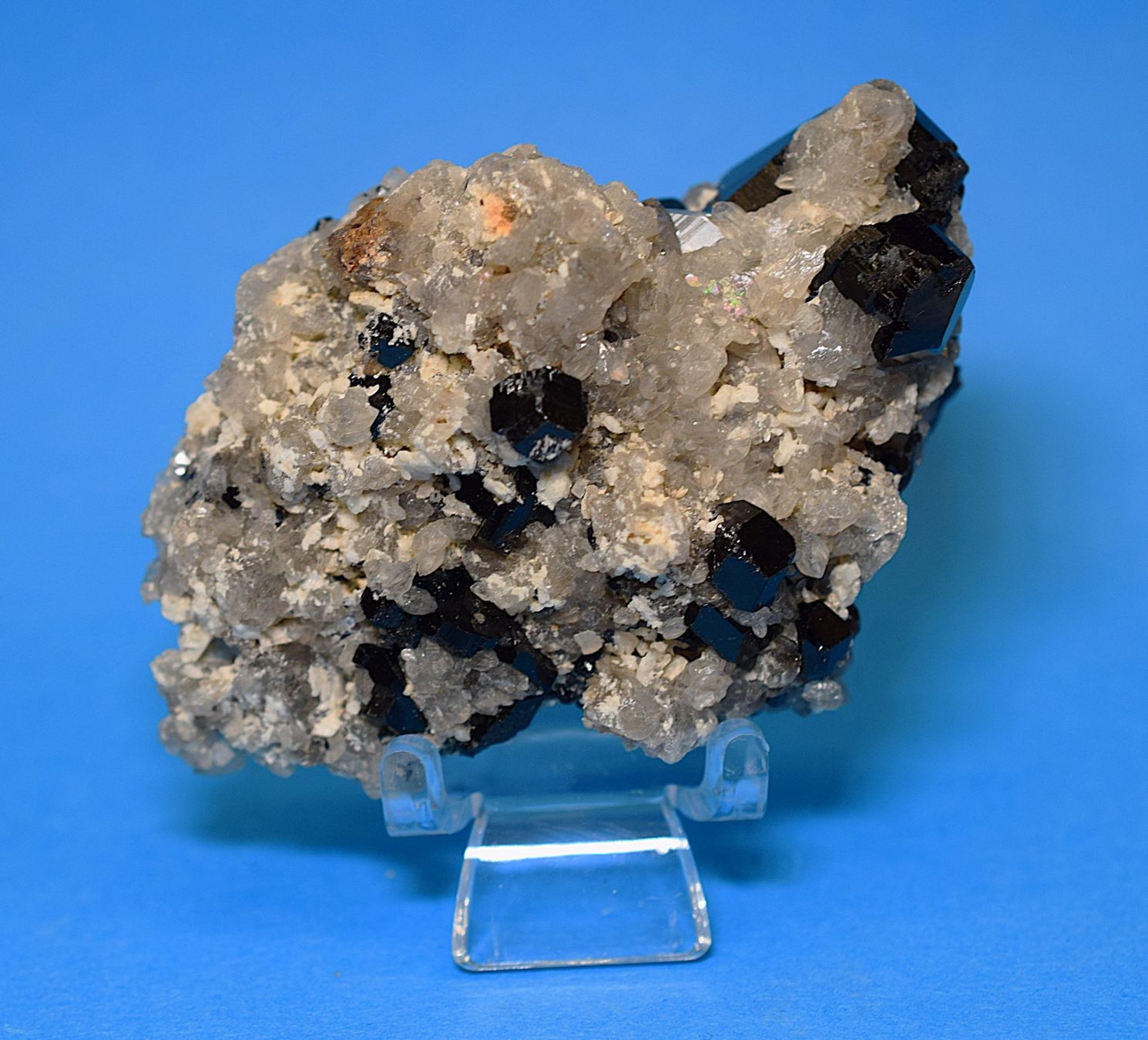 Minerali & Pietre curative: Turmalin auf Bergkristall aus Namibia – Nuovo (secondo la descrizione) da Grabs venduto da Fadenquarz 4