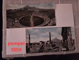 lot 4 cartes postales de pompei annee 50/60