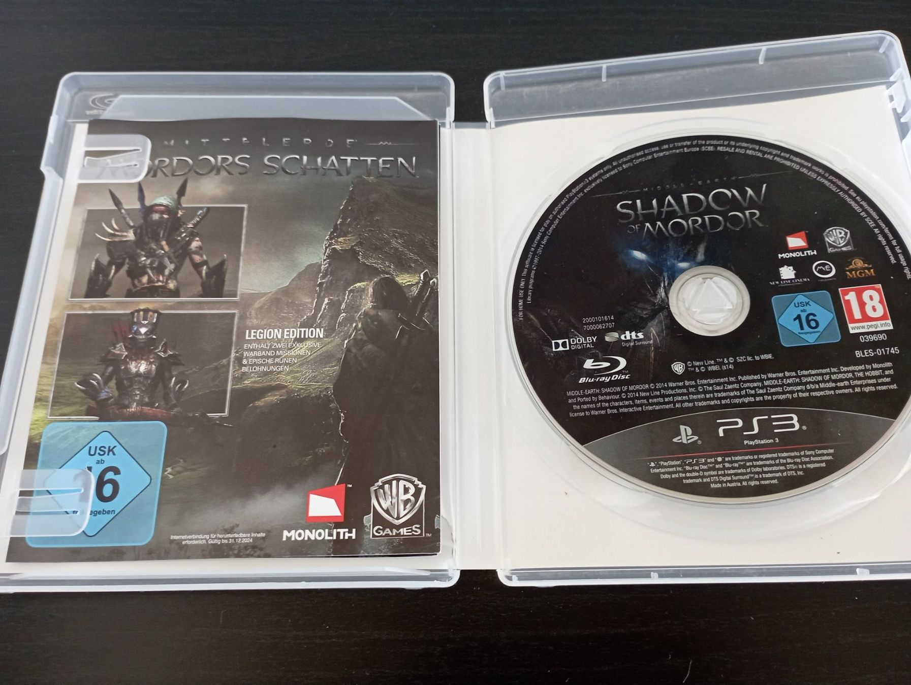 Sony Giochi: PS3 Mittelerde - Mordors Schatten – Usato da Allschwil venduto da pri_9lsr 1