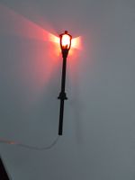 LED-Laterne "Mellinger Altstadt" 66mm, orangenes Licht