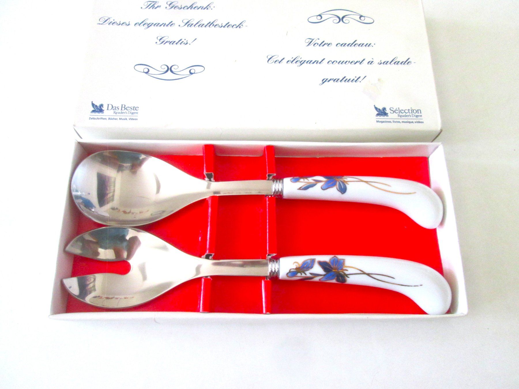 Set di posate: Salatbesteck, neu – Nuovo e nell'imballaggio originale da Sementina venduto da babucia