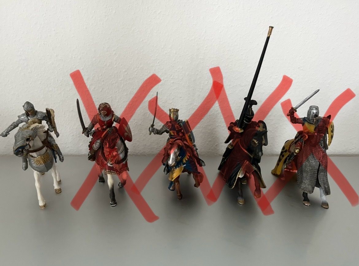 Schleich Statuette: Ritter mit Pferd – Usato da St. Gallen venduto da Nickat 2