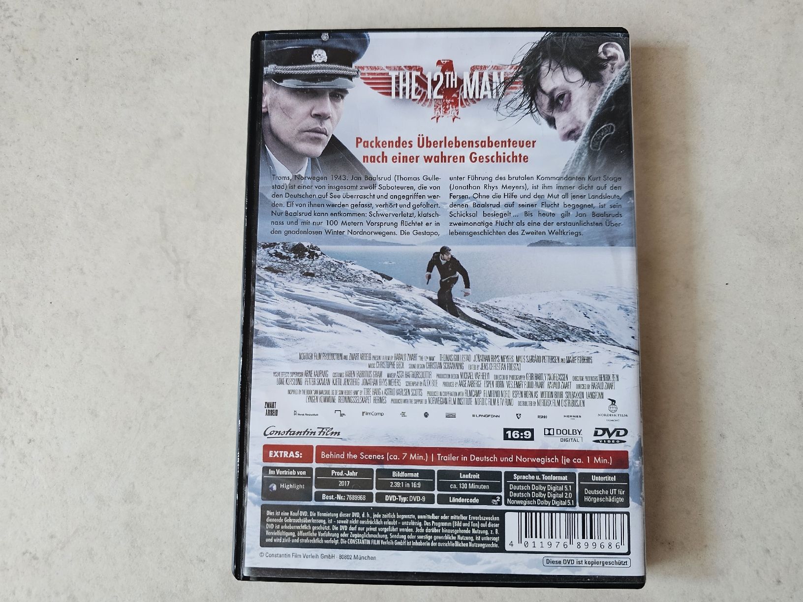Tutti i DVDs: The 12th Man  -  Kampf ums überleben – Usato da Schneisingen venduto da backstore24 1