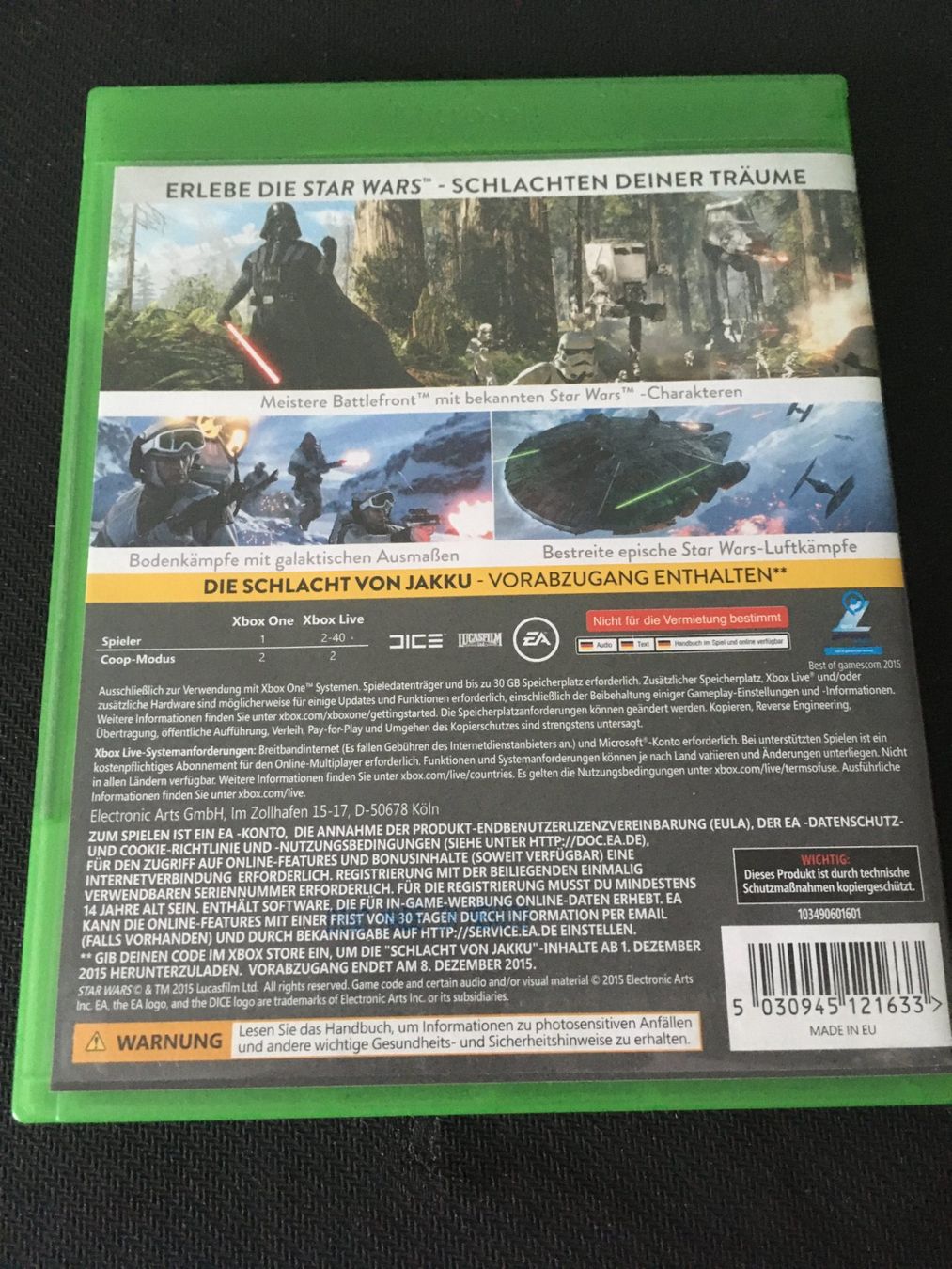 Microsoft Spiele: Star Wars Battlefront für Xbox One – Gebraucht aus St.Gallen von sjosjo 1