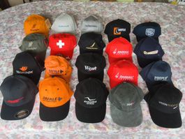 Grosser Set à 20 caps Luftfahrt/Aviatik diverse Marken