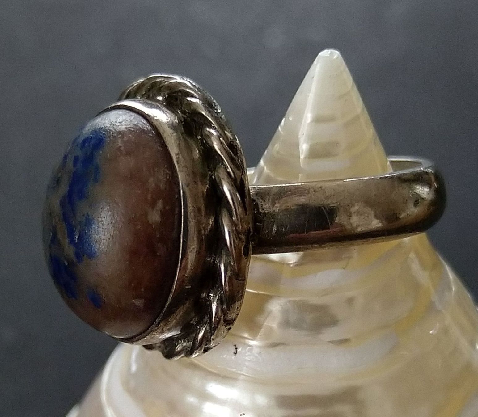 Anelli: VINTAGE  RING MIT STEIN IN 925 SILBER – Usato da Romanshorn venduto da Glitzer-Paradies 2