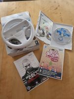 Spiele und Lenkrad für Nintendo Wii