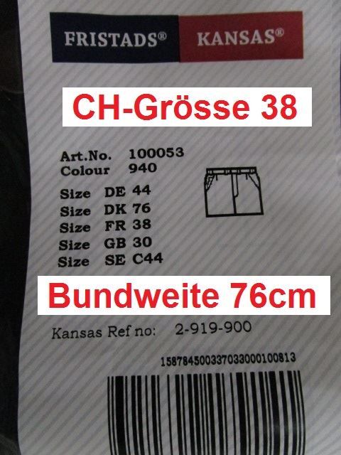 Hosen: 3 St. Arbeitsshorts Fristads K schwarz  Gr. 38 – Neu und originalverpackt aus Eschenbach SG von fidinana 8