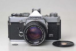Olympus OM-1 silber mit G.Zuiko 1:1,4/50mm!