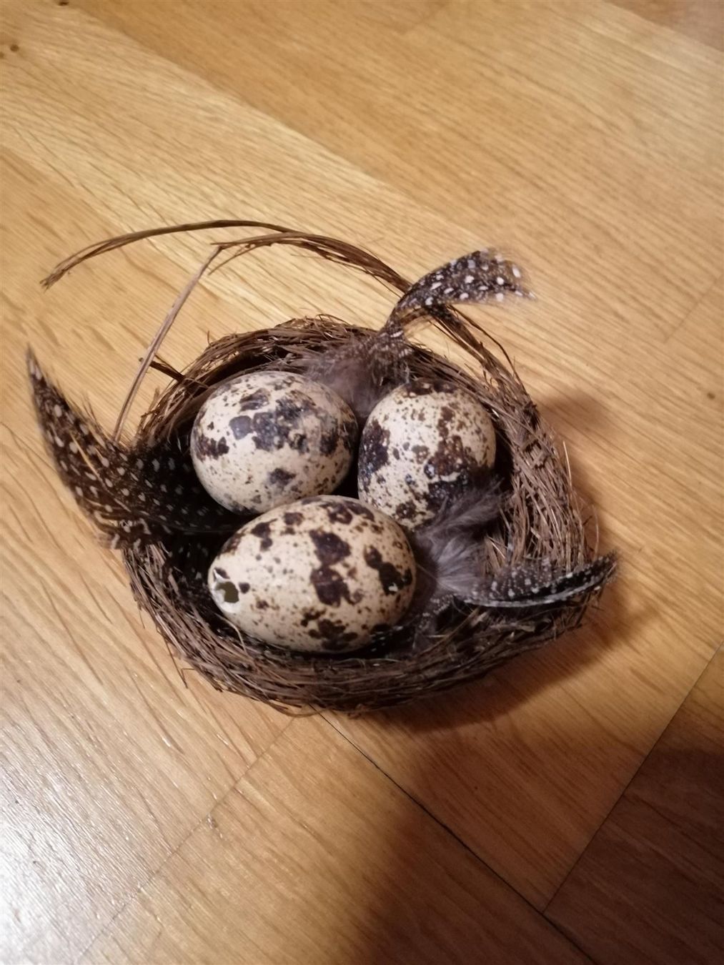 Tutte le decorazioni: 3 Wachteleier im Nest – Nuovo (secondo la descrizione) da Bärau venduto da perosch65