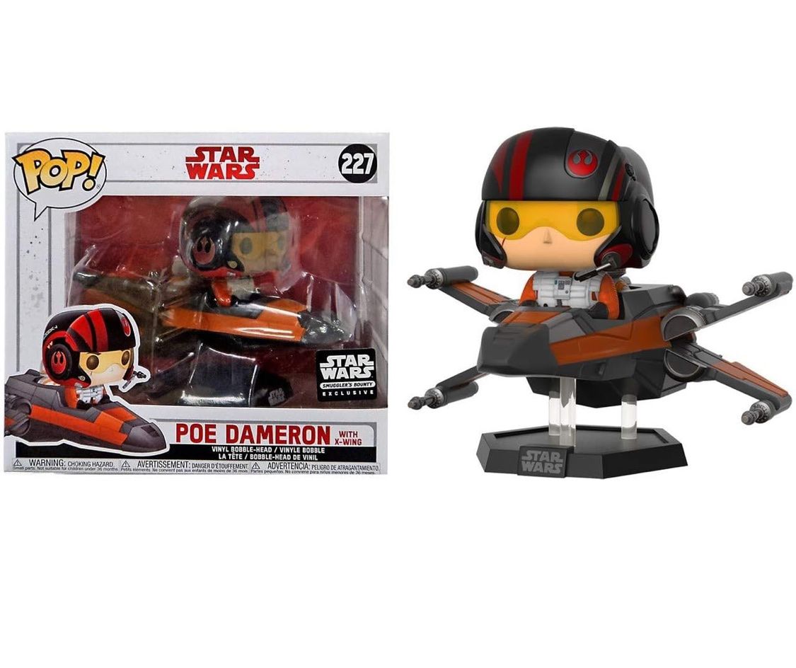 Funko Statuette: Funko POP! Star Wars Poe Dameron mit X-Wing – Nuovo e nell'imballaggio originale da Oberembrach venduto da theZaz 1