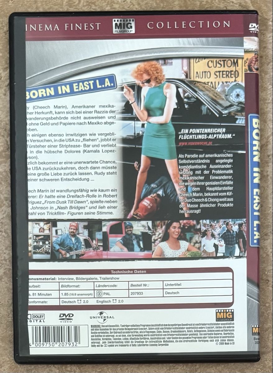 Tous les DVDs: BORN IN EAST L.A. – Neuf (Voir description) à Dietikon par AndreaSch01 1