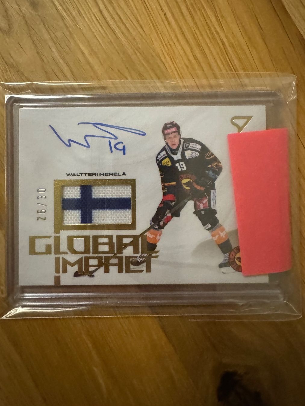 Sportzoo Carte collezionabili: Walteri Merelä. Global Impact . Signed . SCB – Usato da Flamatt venduto da Gamer1991