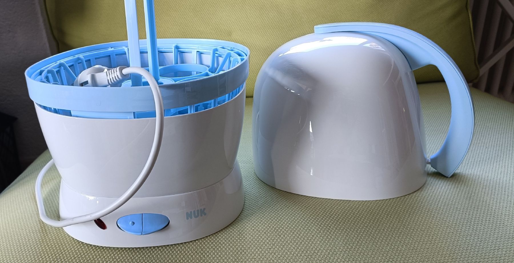 Pasti del neonato: NUK Dampf-Vaporisator 2 in 1 – Nuovo e nell'imballaggio originale da Porza venduto da tbch 2