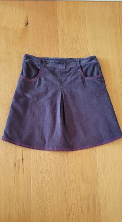 Cord Jupe Gr. 36/38 dunkelbraun, Unikat